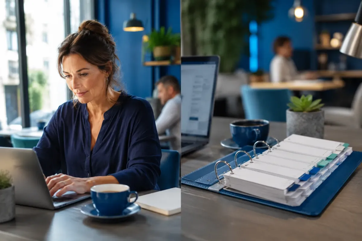 Split-screen: eenmalige prompt versus herbruikbare skill-bibliotheek