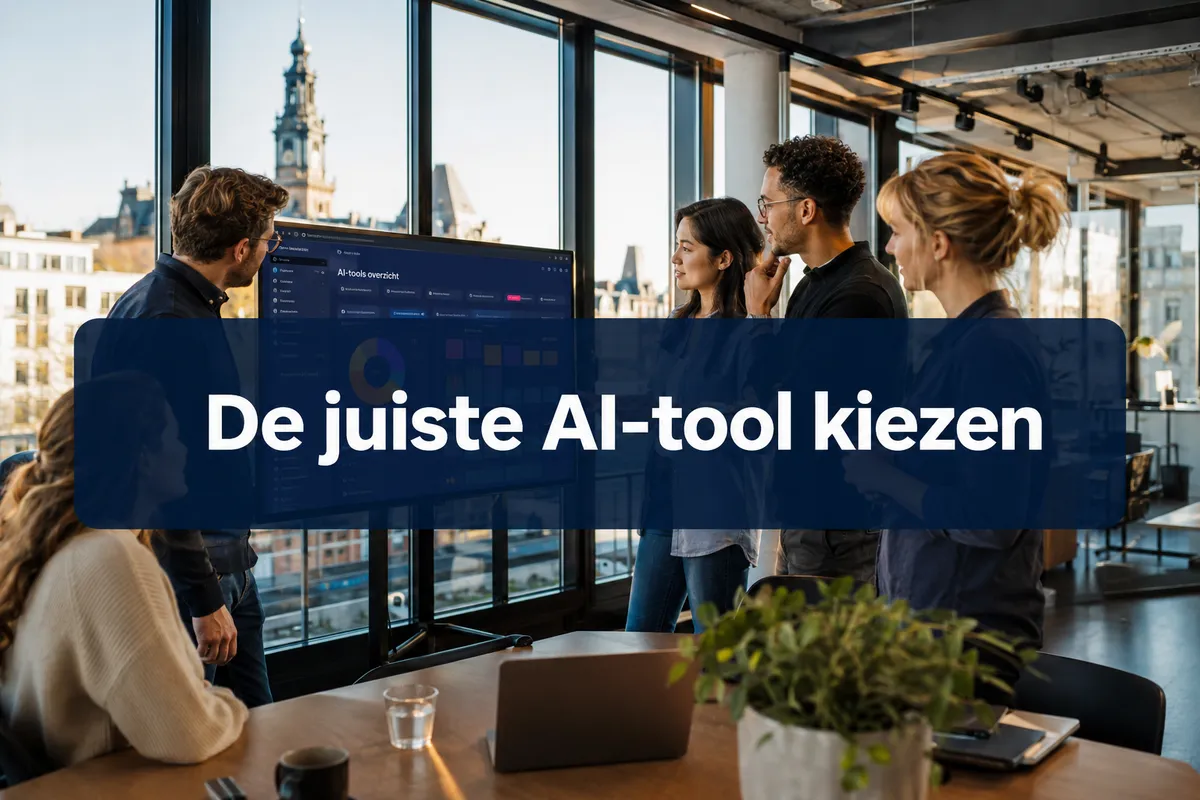 Team kiest de juiste AI-tool voor het bedrijf